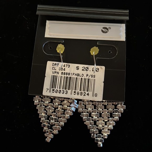 NWT Via Roma bling, dangle earrings - Picture 2 of 3